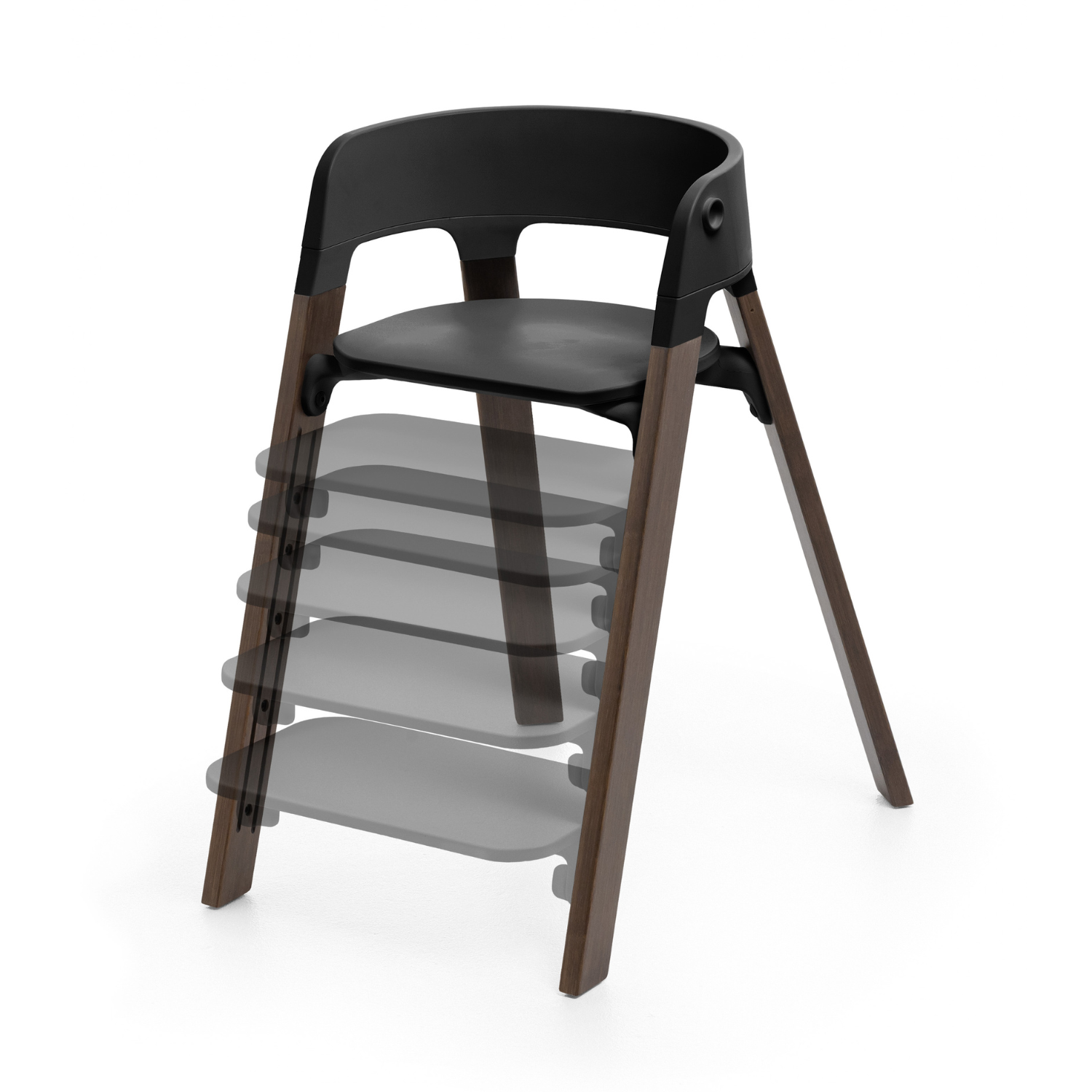 Steps High Chair - Black