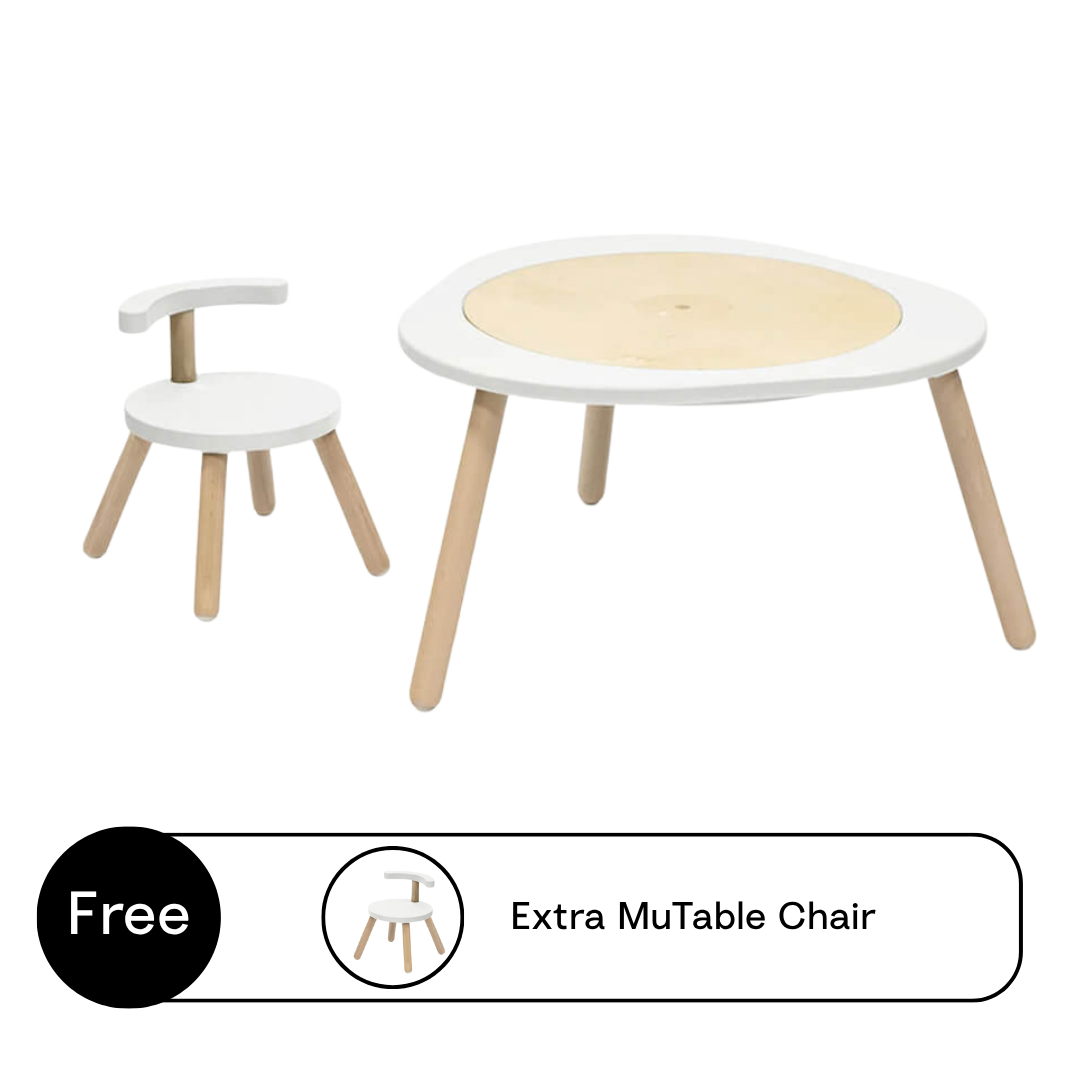 Stokke Mutable V2 Play Table and Chair Bundle - 2 PCS