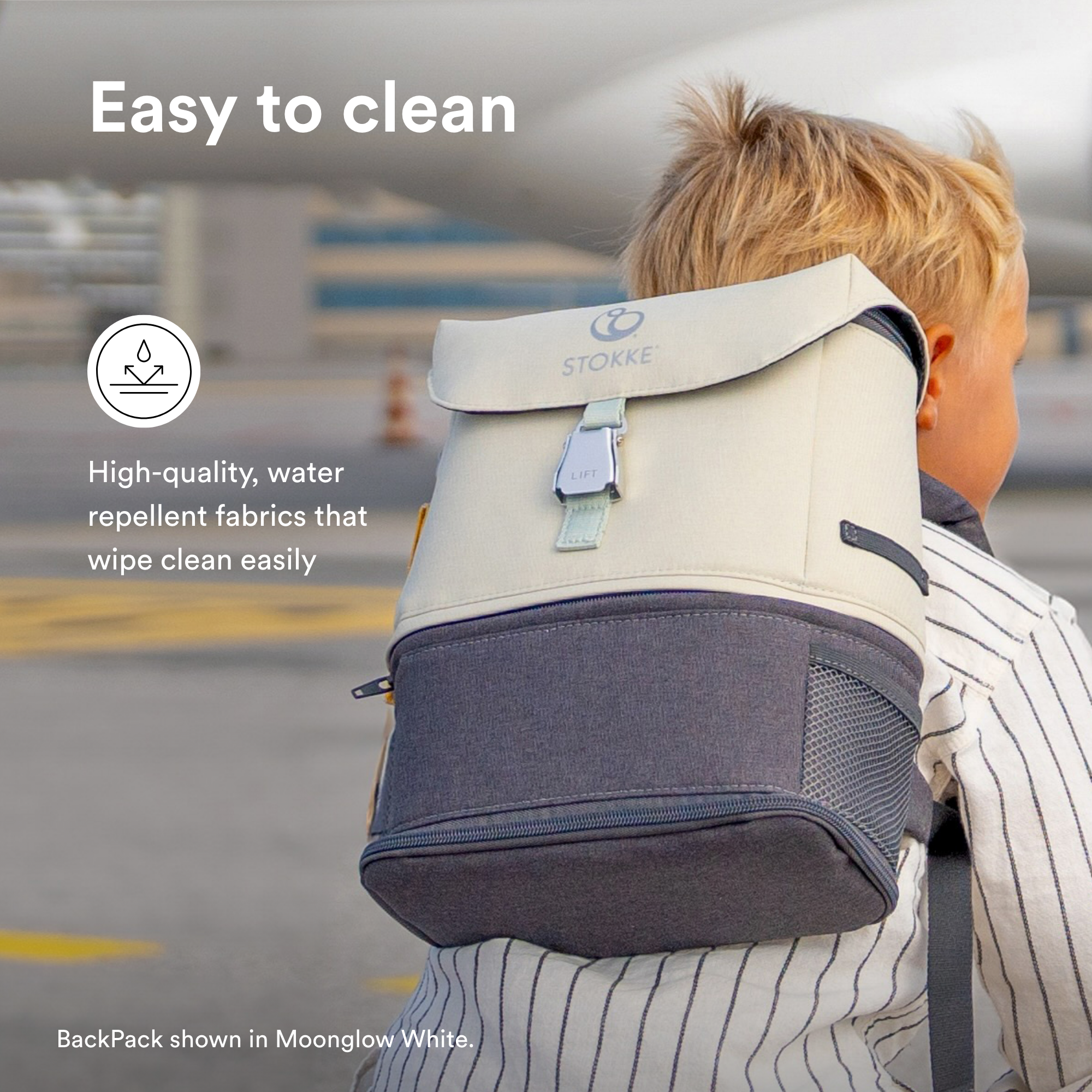 Stokke Jetkids BackPack Moonglow White