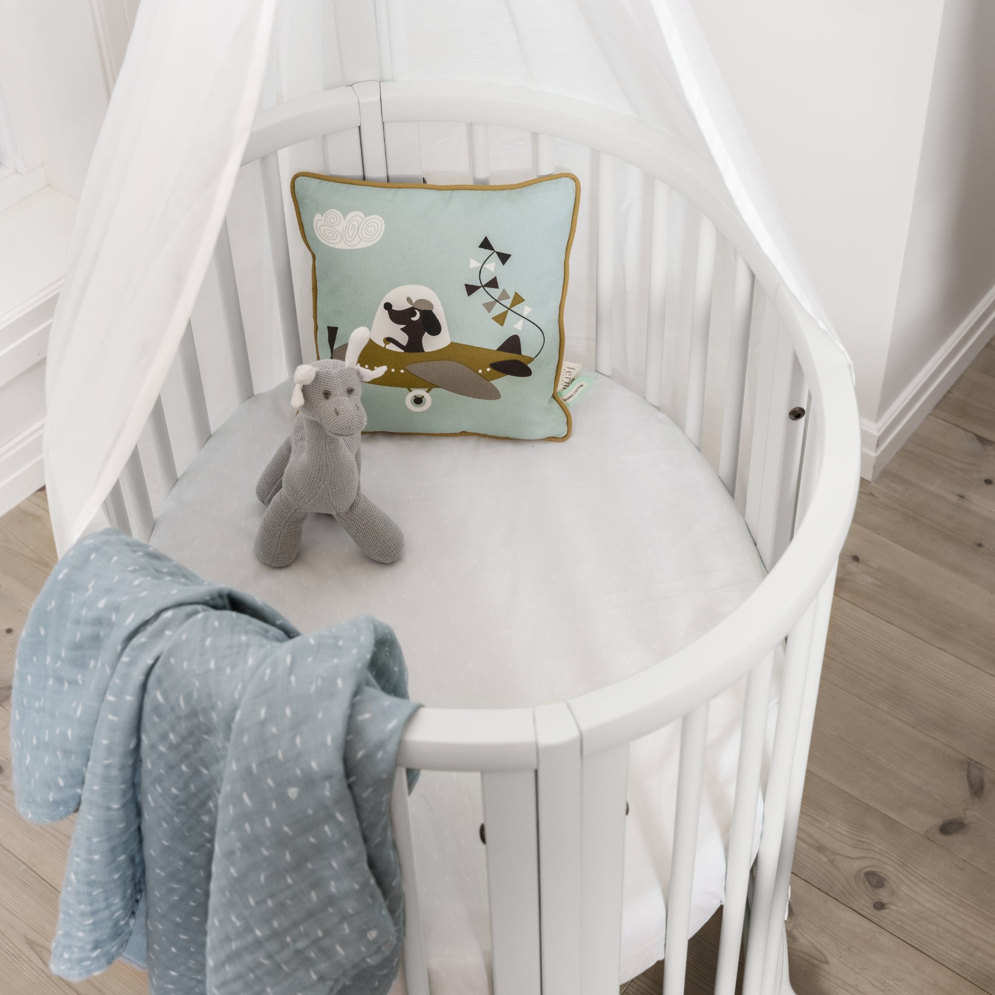 Sleepi V3 Mini Fitted Sheet White