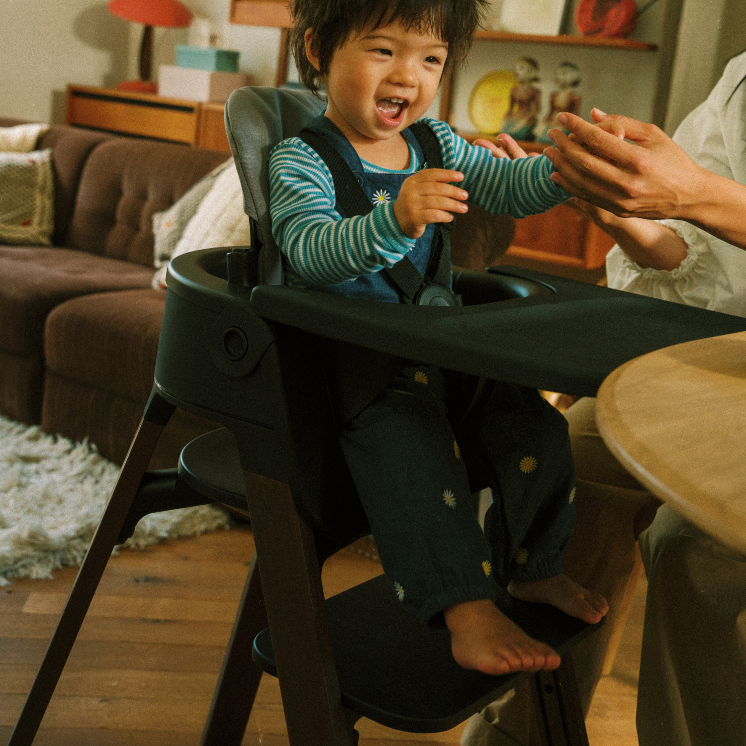 Steps High Chair - White