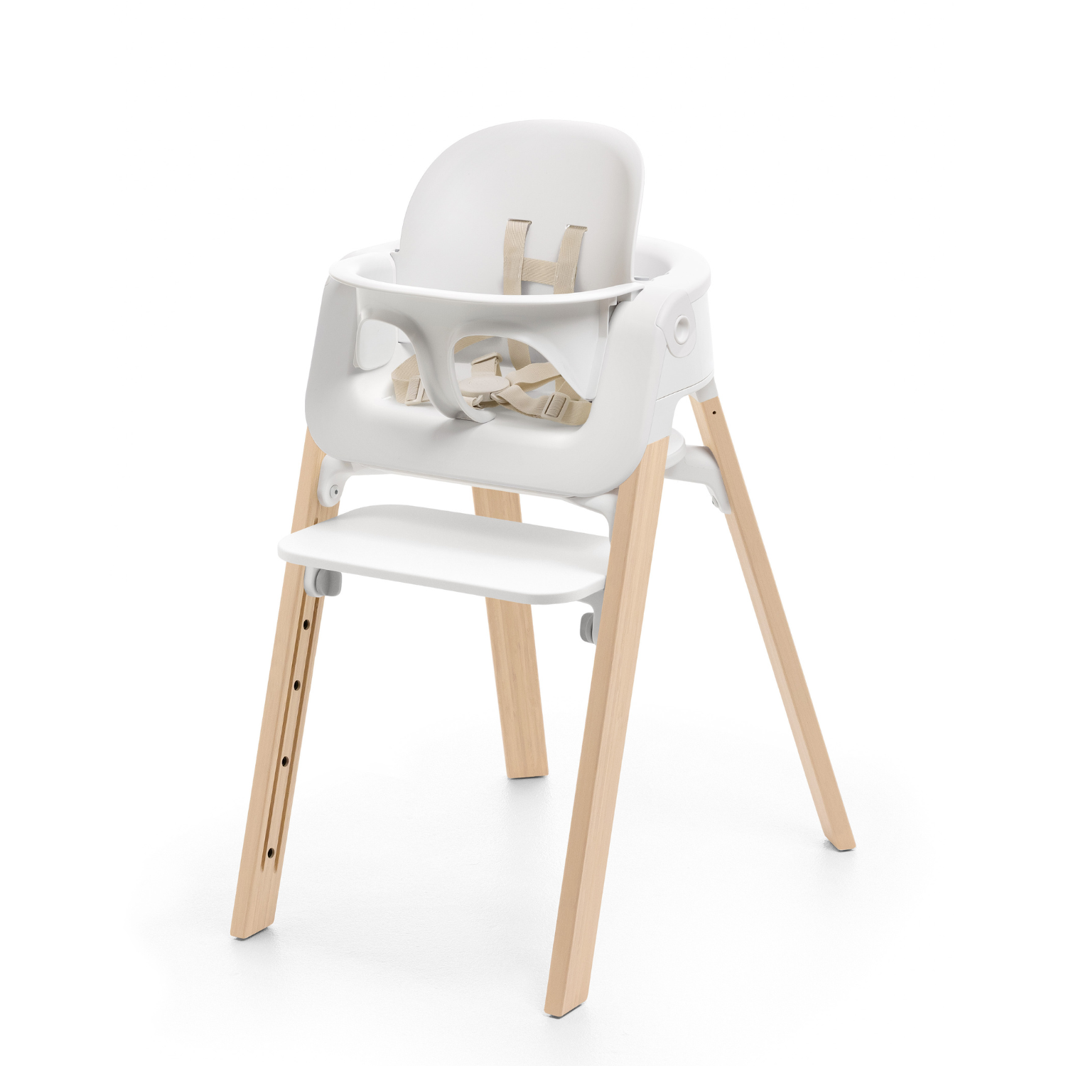 Steps High Chair - White