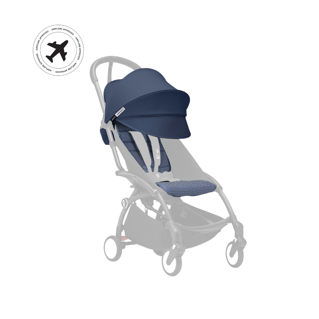 حقيبة Stokke® YOYO³® 6+ ملونة باللون الأزرق من الخطوط الجوية الفرنسية