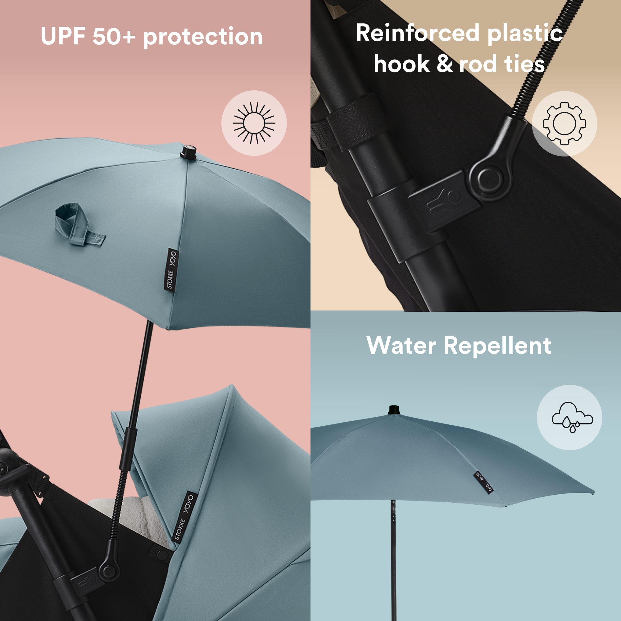 Stokke YOYO Parasol Aqua