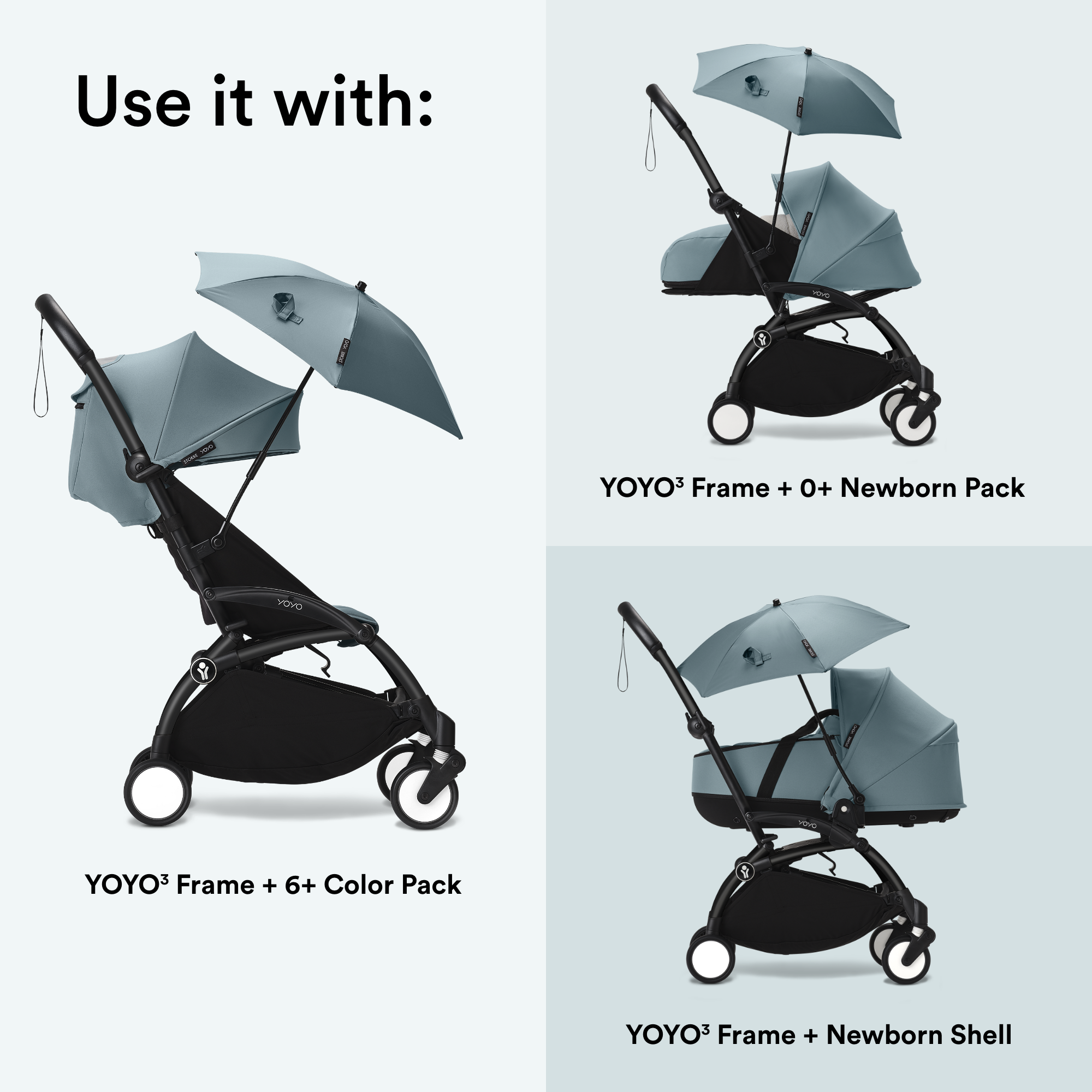 Stokke YOYO Parasol Aqua