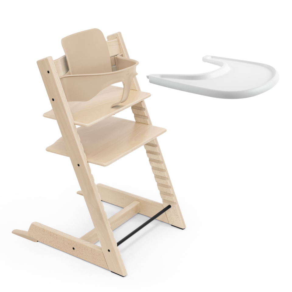 Tripp Trapp Chair with Baby Set and Tray