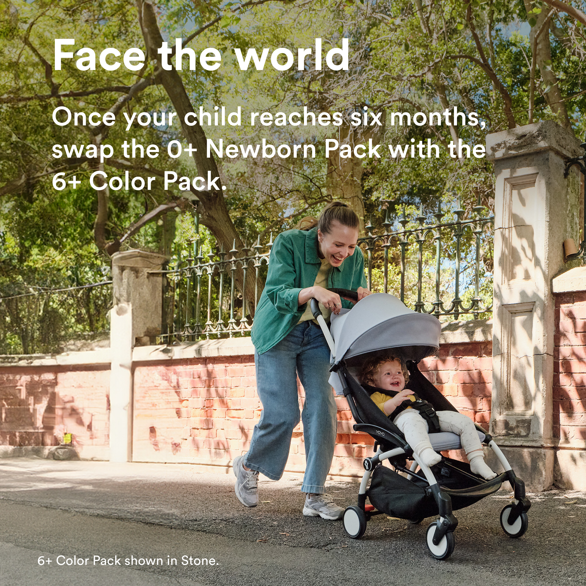 YOYO³ Stroller from Birth to Toddler - White Frame
