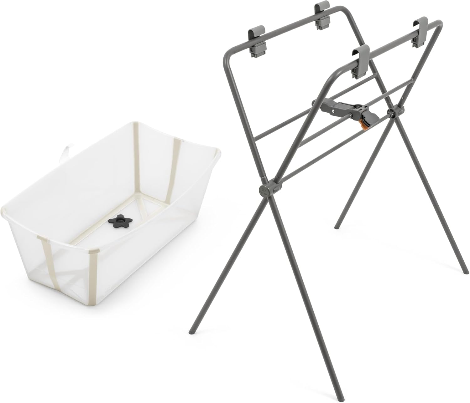 Stokke Flexi Bath Sandy Beige + Flexi Bath Bundle Grey