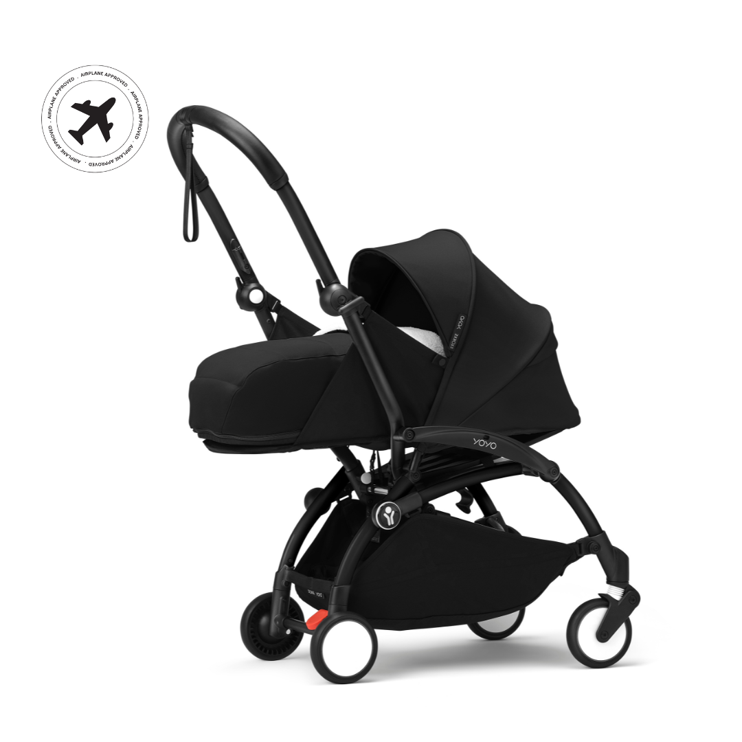 BABY ZEN YOYO バシネット (ブラック)STOKKE Buy YOYO Stroller with 0+ Pack | Compact & Cozy Travel Stroller