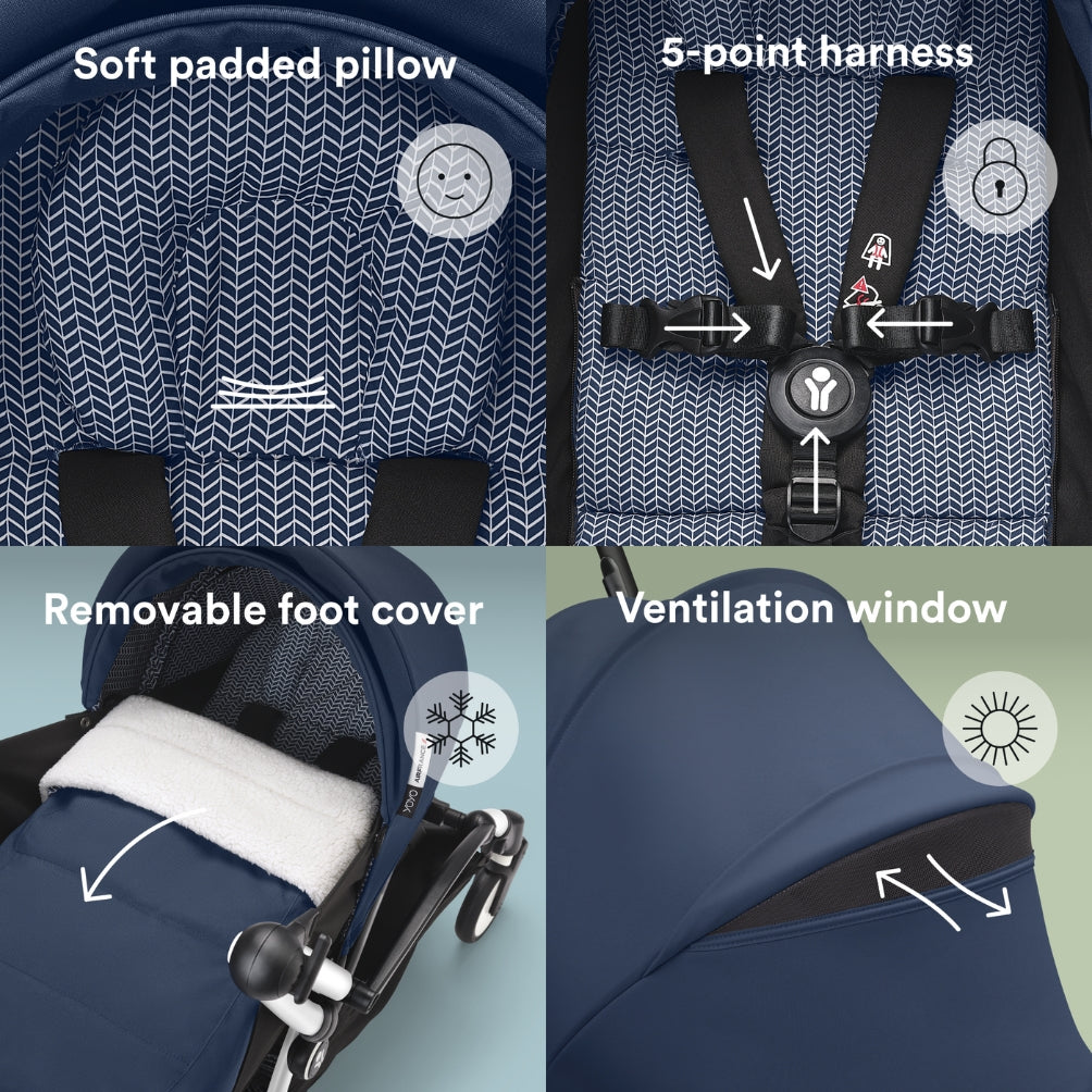 Stokke® YOYO³ ® 0+ newborn pack Air France Blue