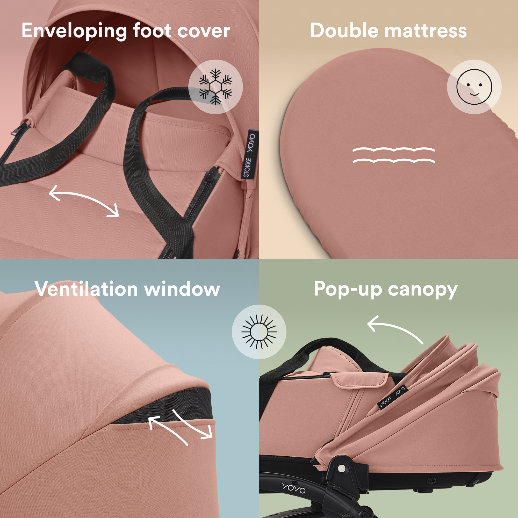 Stokke® YOYO® newborn shell Ginger