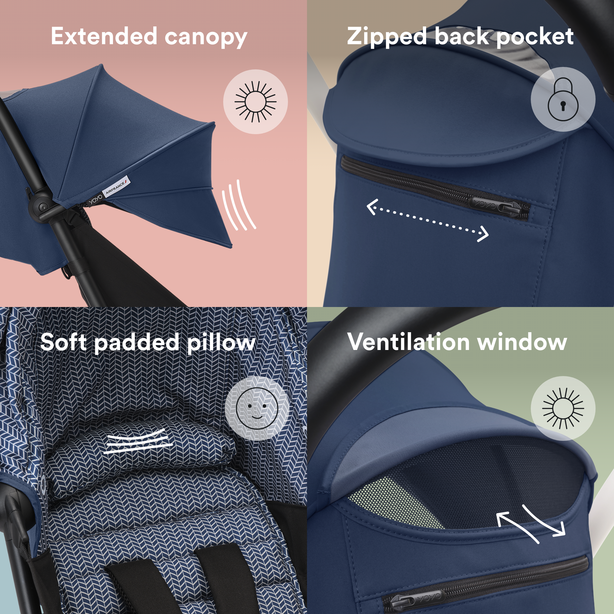 Stokke® YOYO³® 6+ Color Pack Air France Blue