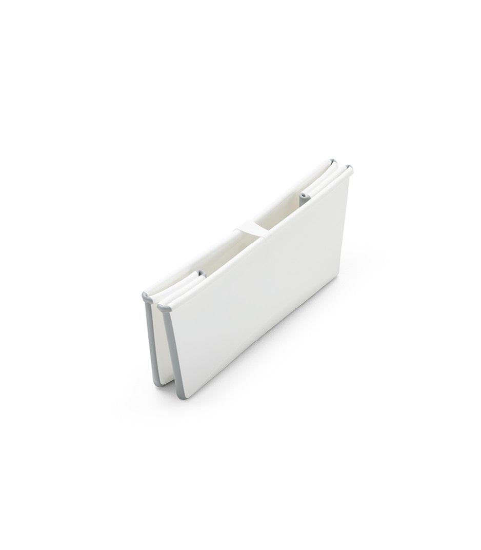 حوض استحمام فليكسي باث كبير جداً مع داعم حديثي الولادة اللون الأبيض