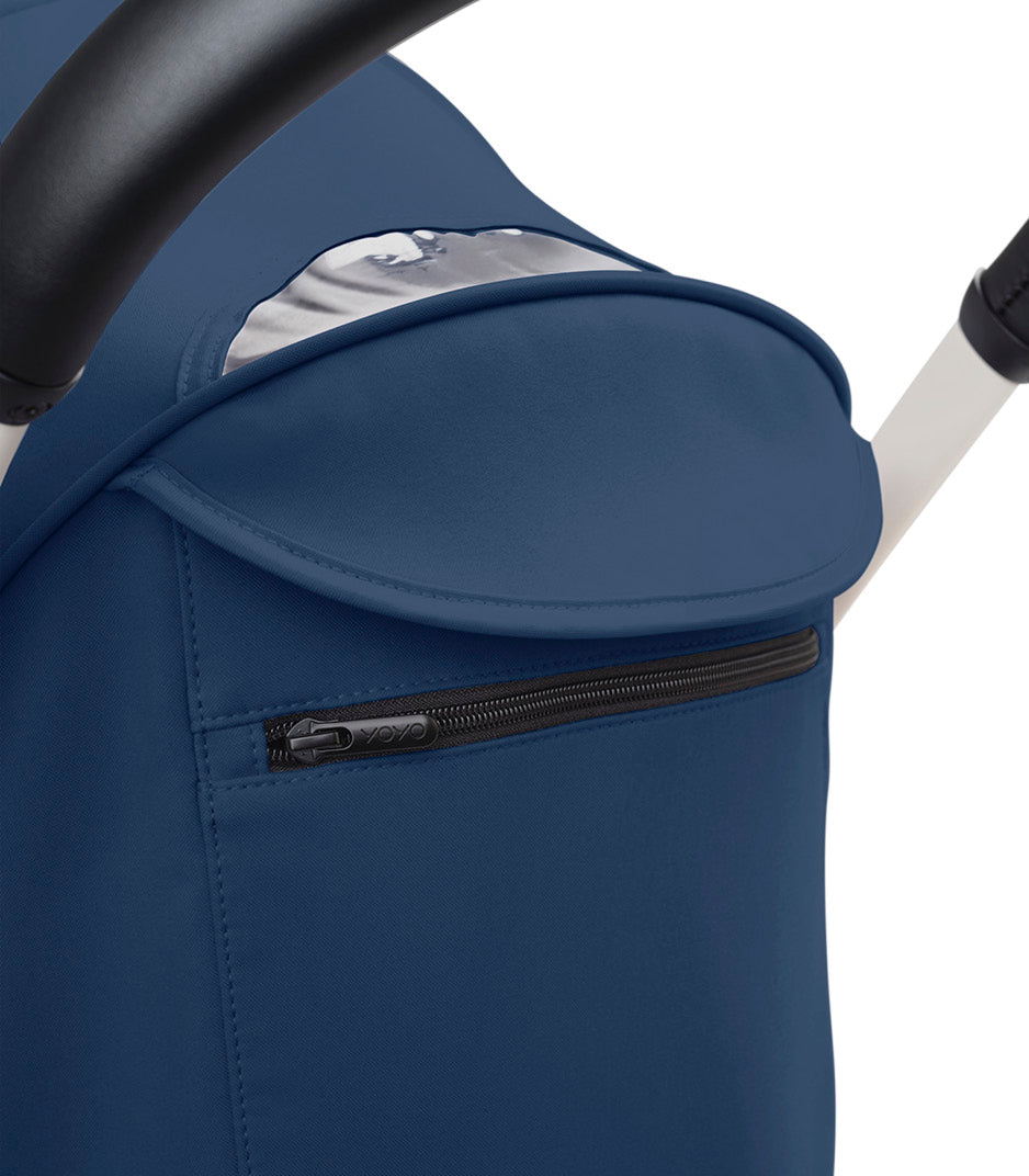 مقعد عربة ستوكي يويو للأطفال من عمر 6 أشهر باللون الأزرق الكحلي