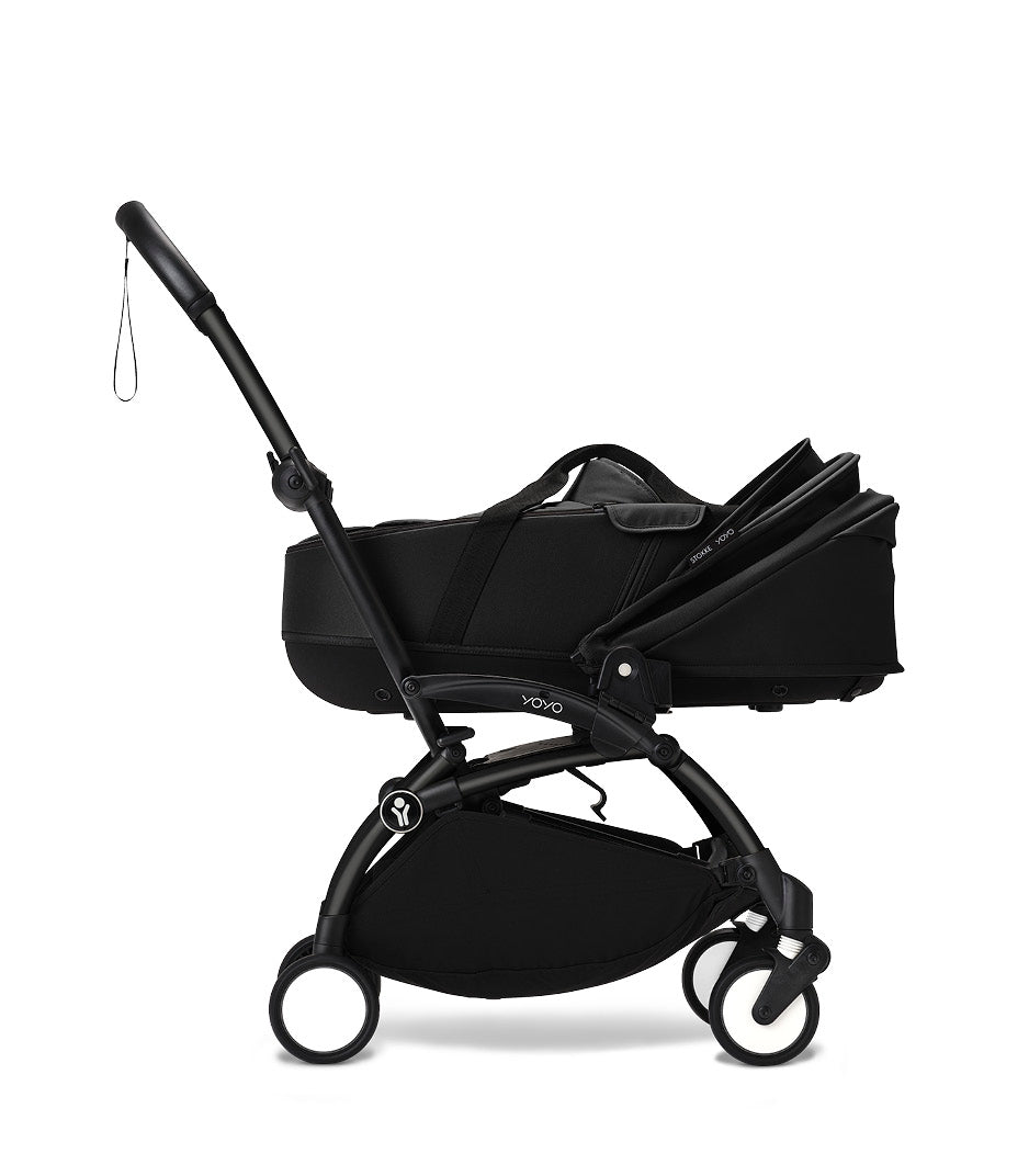 سرير متحرك قابل للحمل من ستوكي يويو باللون الأسود