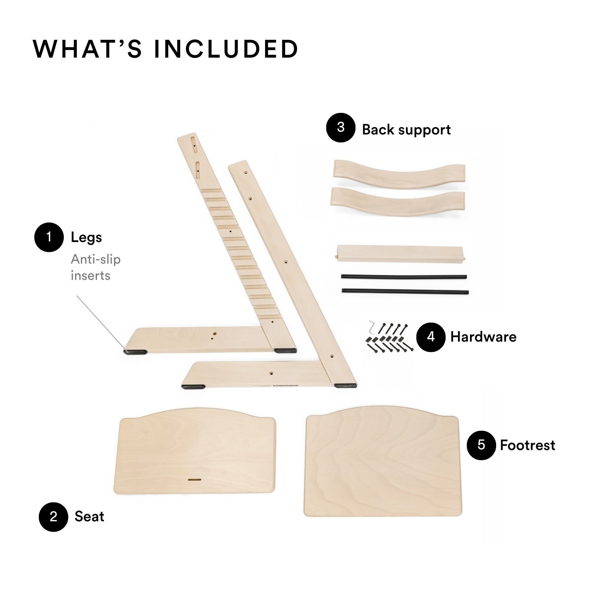 Buy Stokke Tripp Trapp Chair White | Timeless Adjustable High Chair