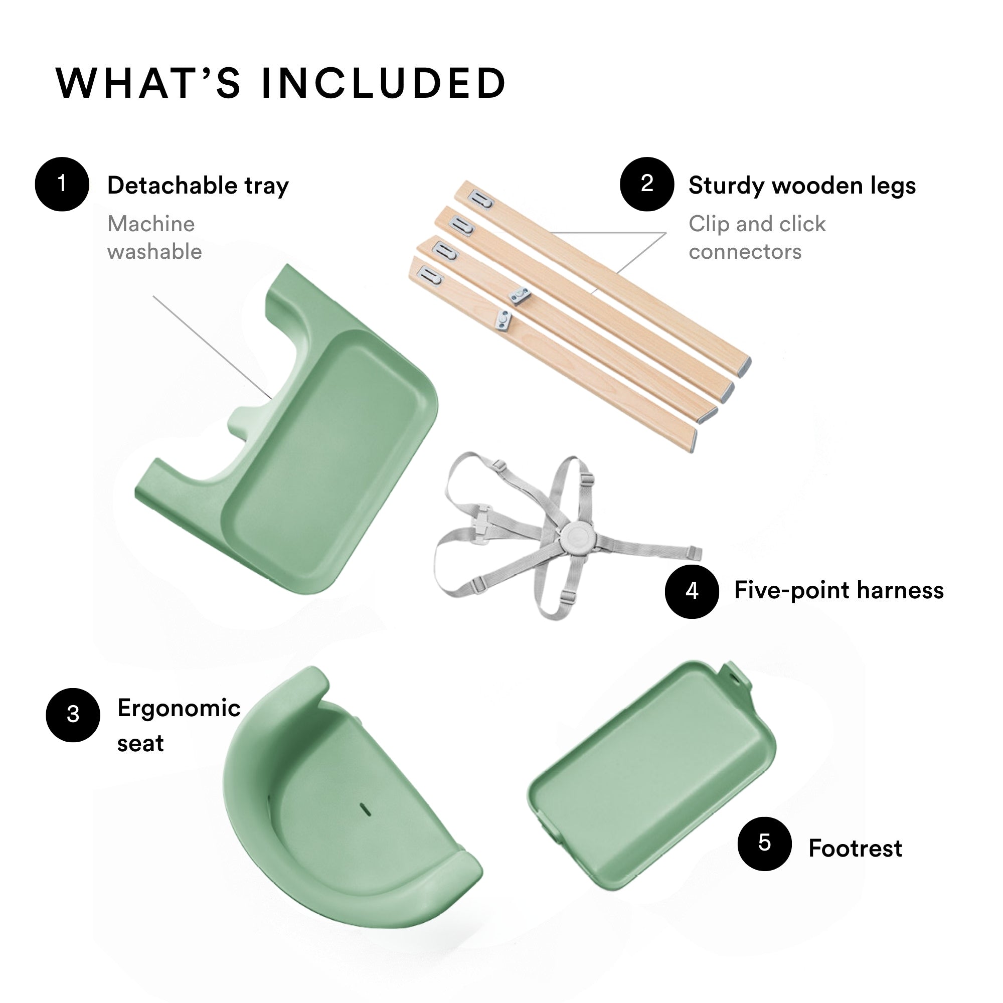 ストッケ　クリック　クローバーグリーン　クッション付き STOKKE（ストッケ） クリック クッション クリック用クッション 新商品