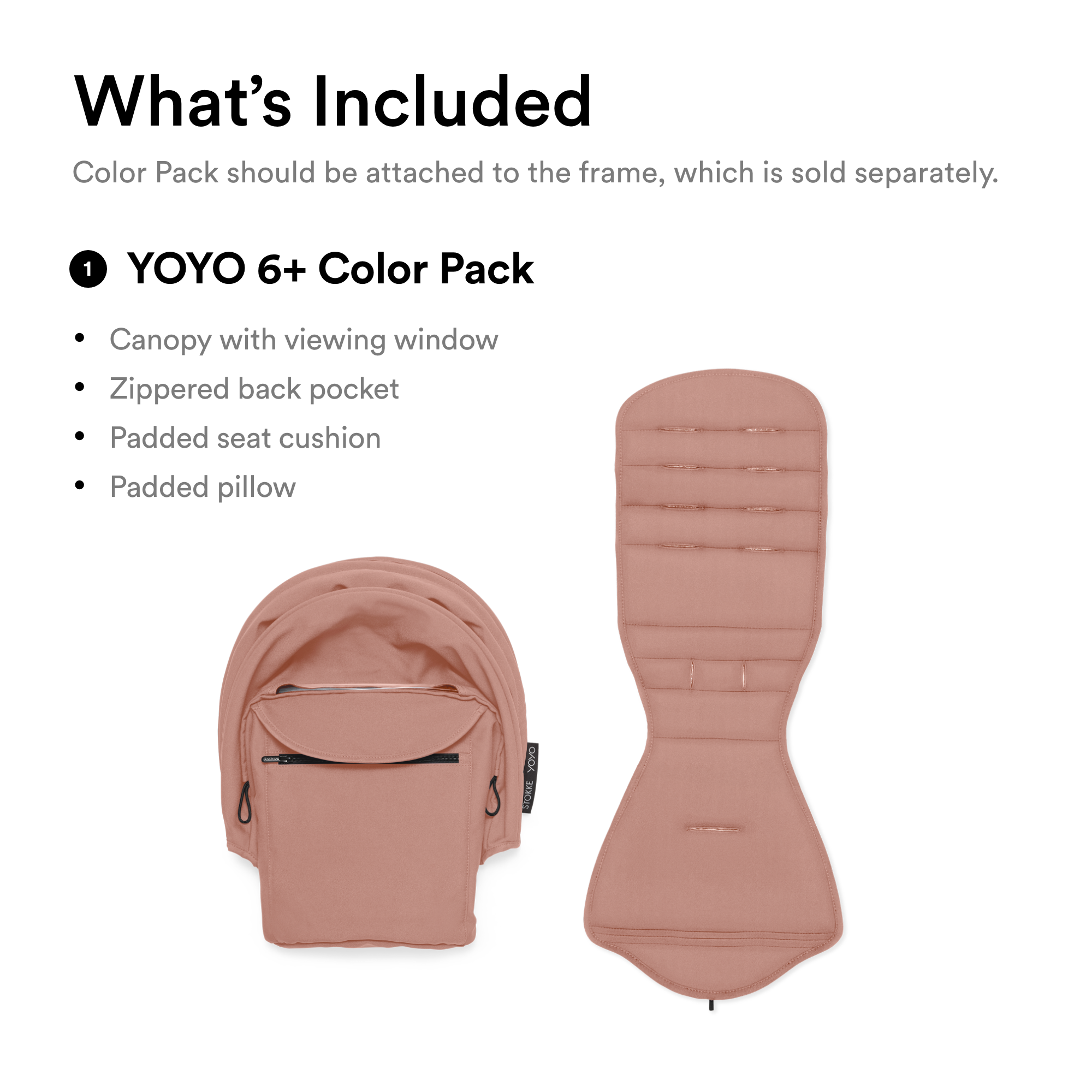 Stokke® YOYO 6+ color pack Ginger