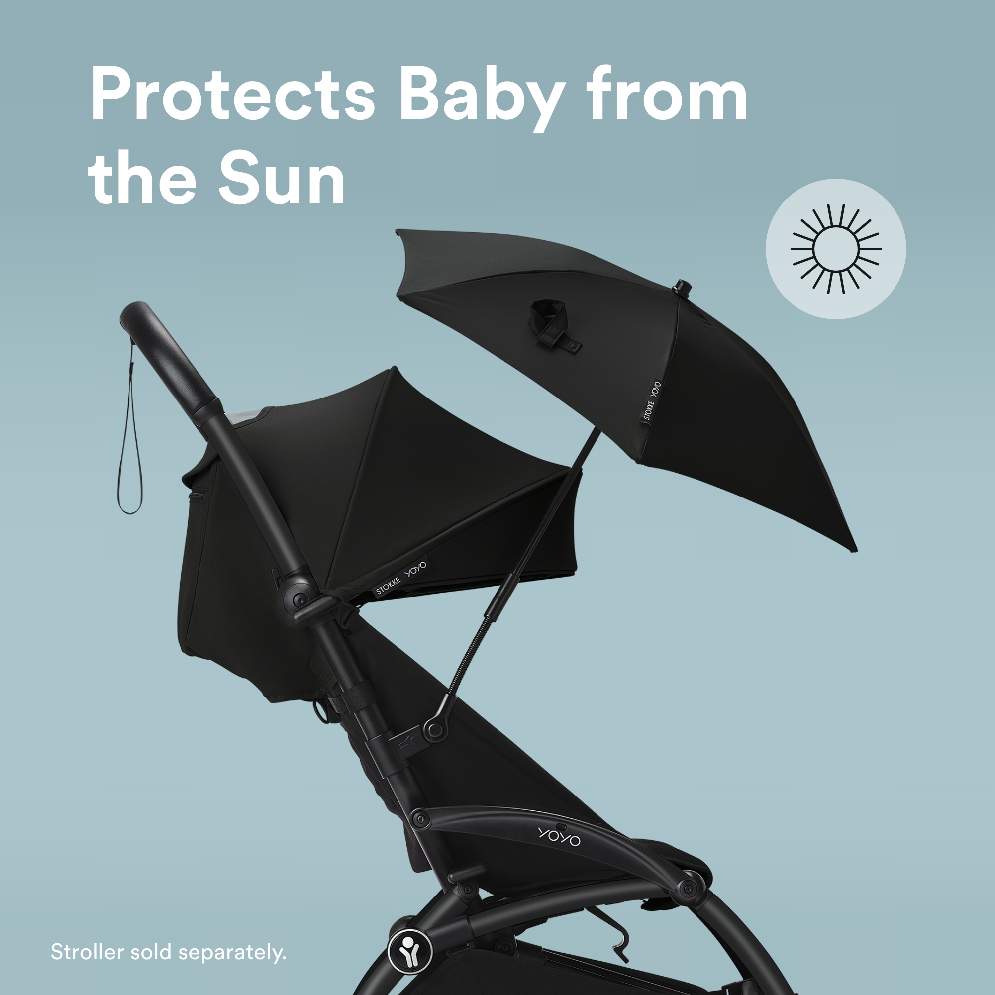 Stokke YOYO parasol - Black