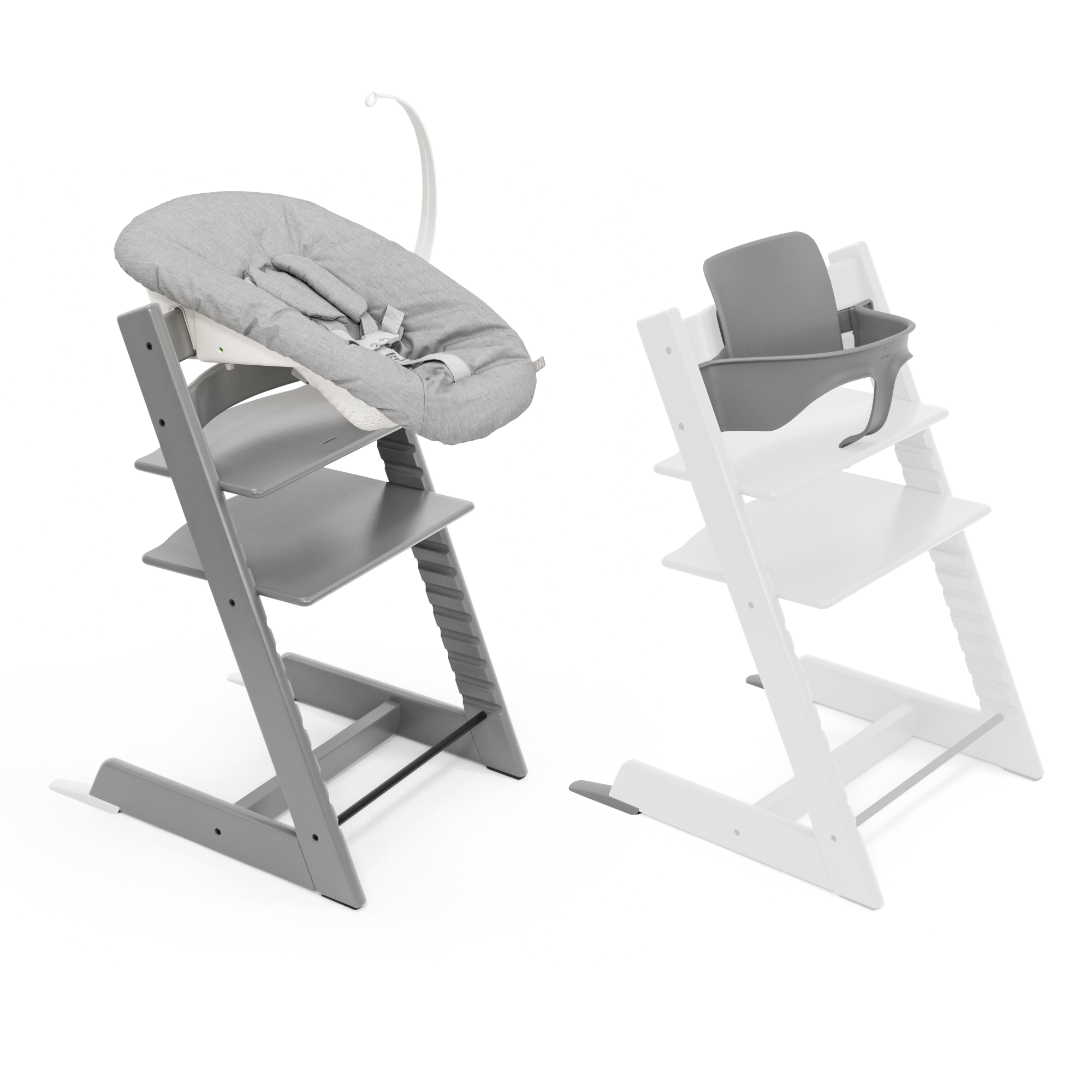 Stokke Tripp Trapp Chair with Newborn Set and Baby Set