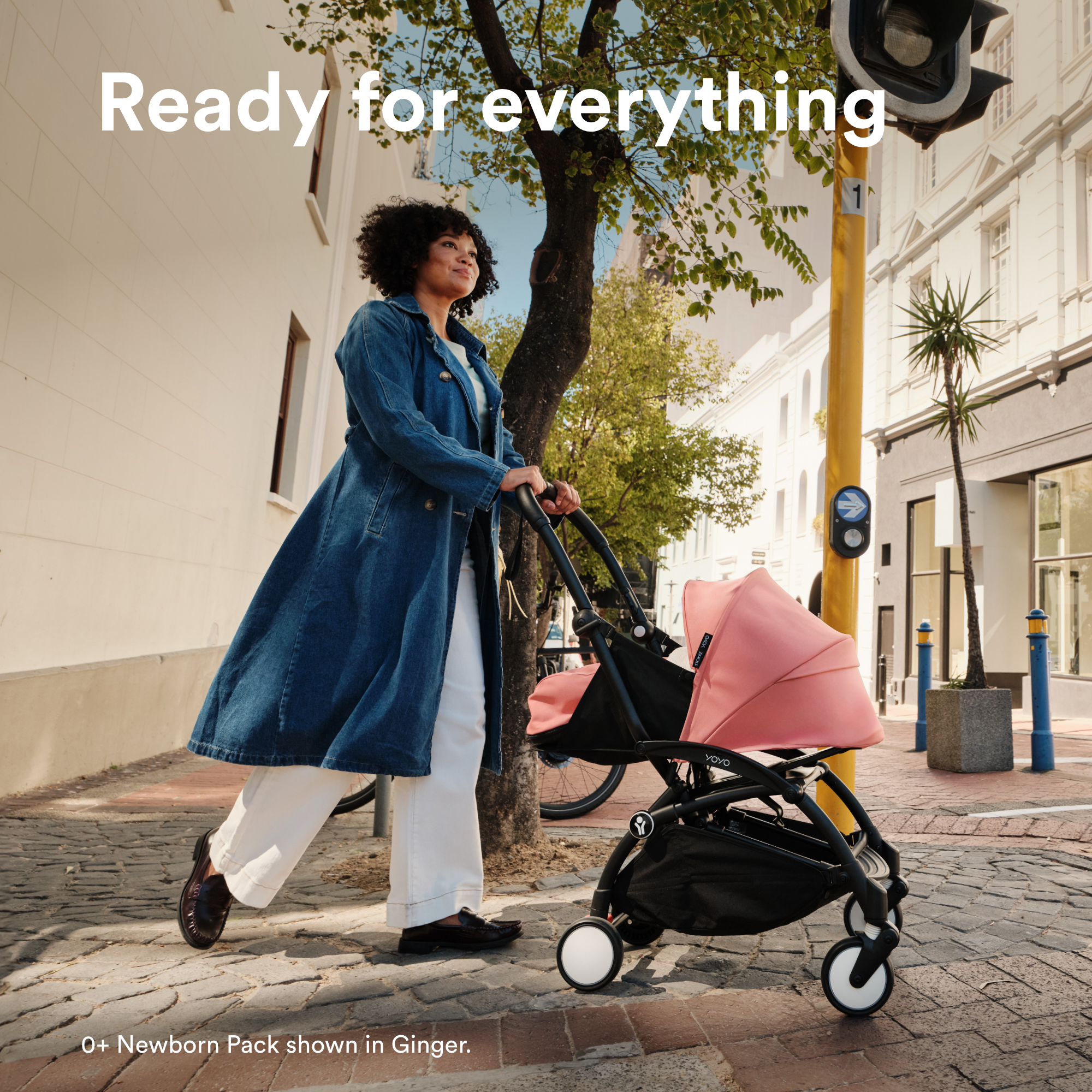 YOYO³ Stroller from Birth to Toddler - White Frame