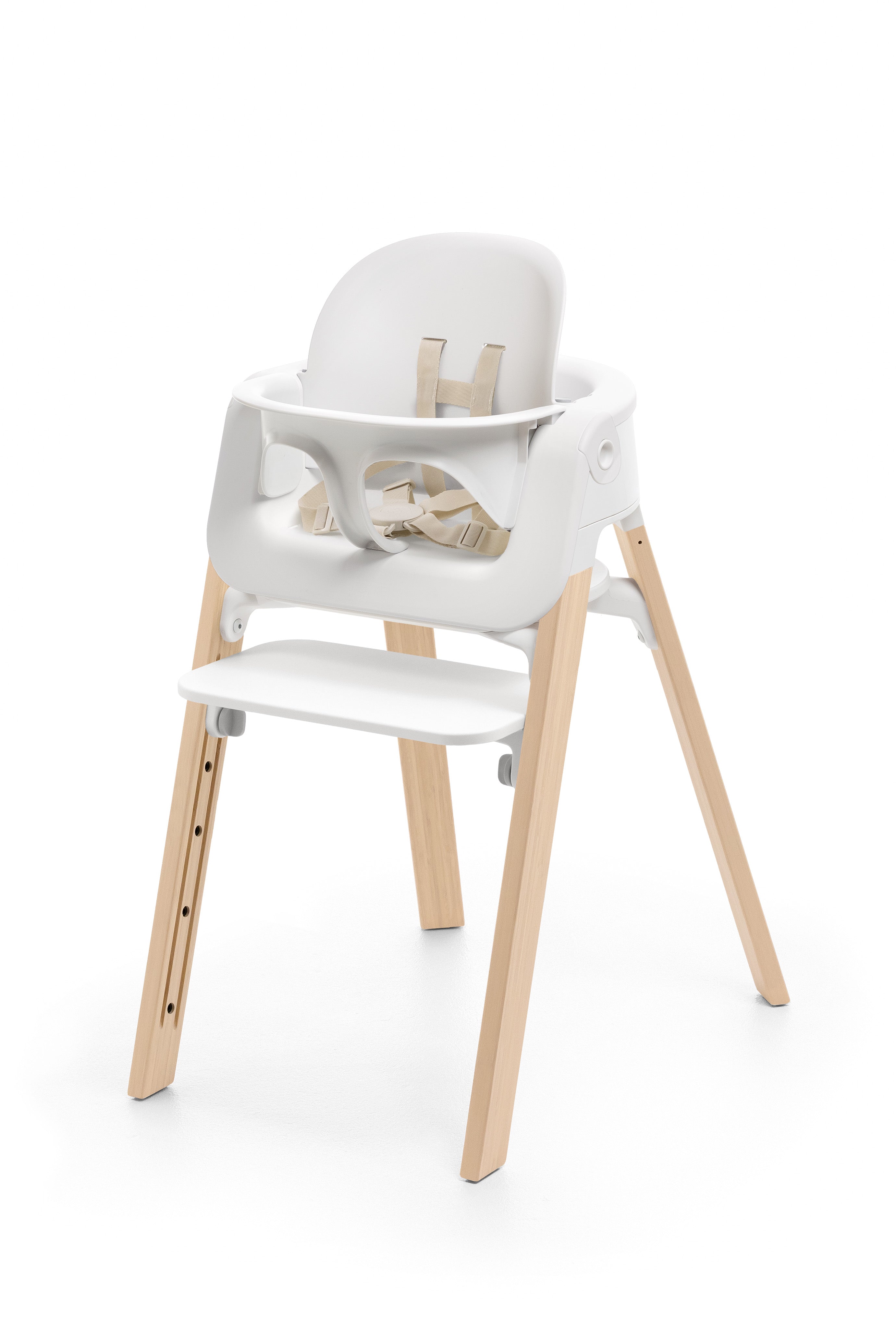 Steps High Chair - White